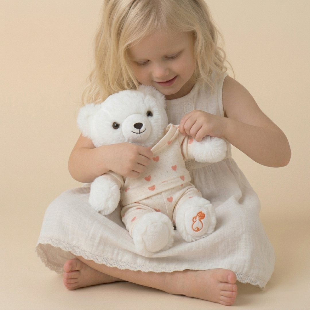 la-pelucherie-le-dressing-ensemble-coeur-v-tement-peluche-cr-me-corail image 5