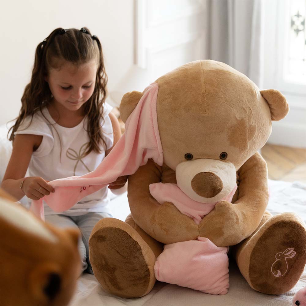 la-pelucherie-ours-dodo-ours-en-peluche-grand-60-cm-rose image 8