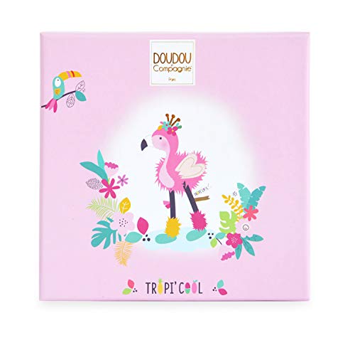 doudou-et-compagnie-tropicool-dc3442-chaussons-flamant-rose image 6