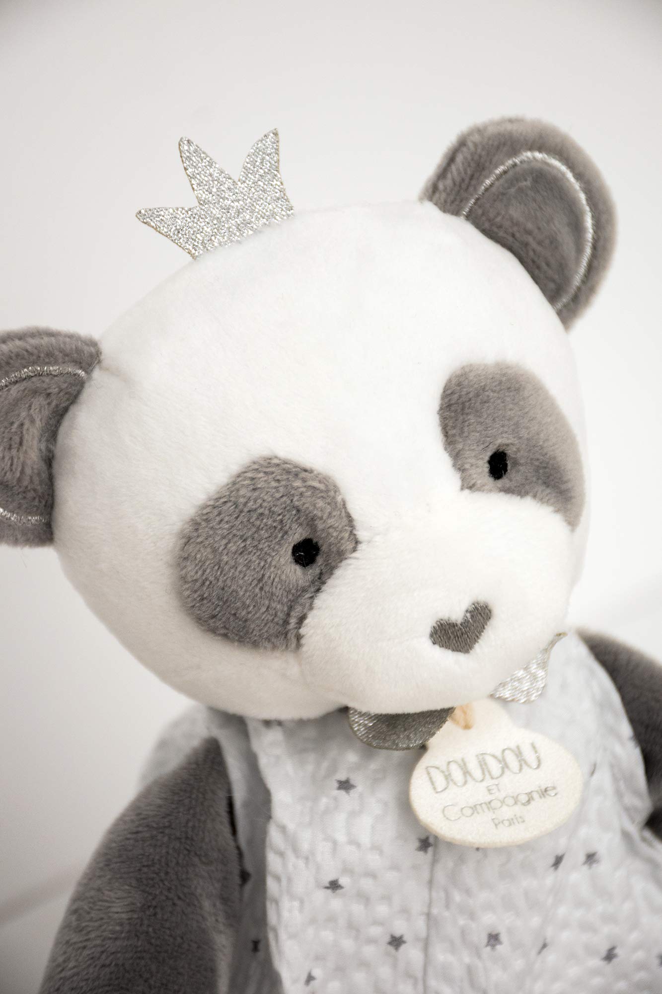 doudou-et-compagnie-attrape-r-ves-dc3544-peluche-panda-28-cm-mouchoir image 2