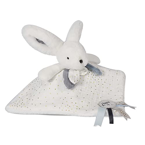 doudou-et-compagnie-happy-doudou-lapin-plat-gris-doudou-25-cm image 8