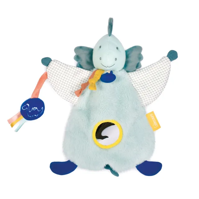 doudou-et-compagnie-marionnettes-dc3940-doudou-dinosaure-vert image 1