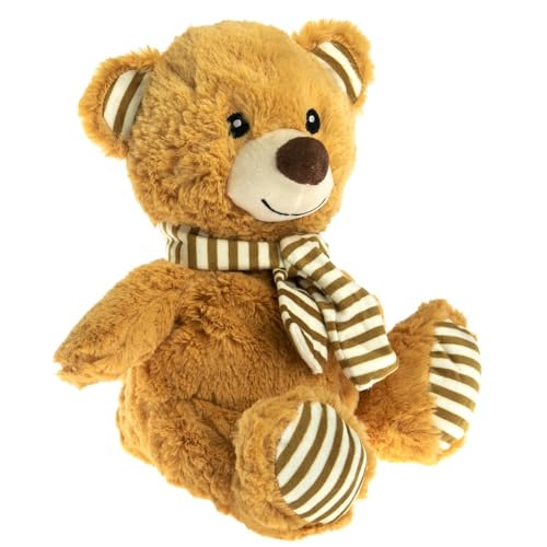 pelucho-peluches-bouillottes-bouillotte-peluche-ours-cr-me-bl-lavande image 6