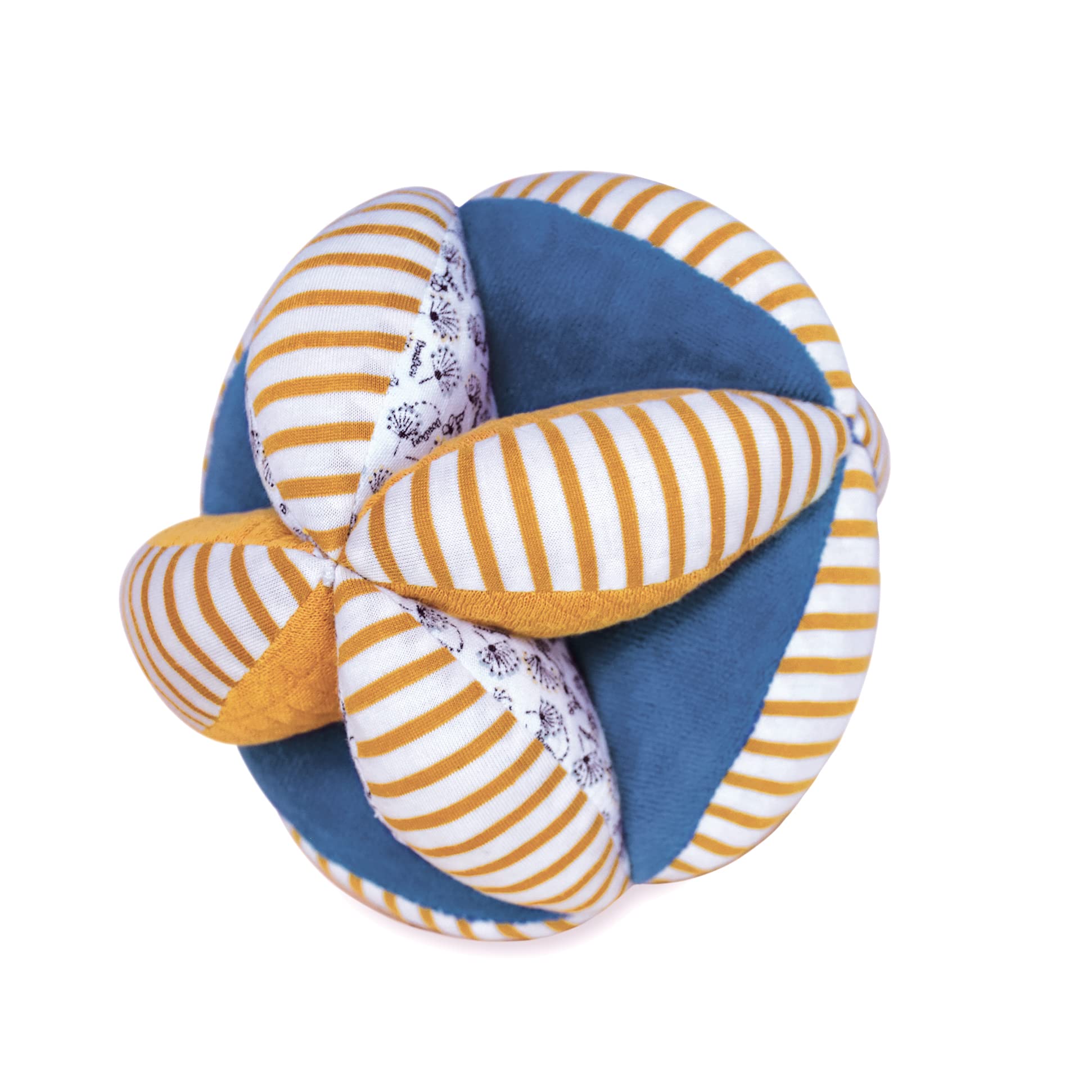 doudou-et-compagnie-balles-sensorielles-balle-pollen-abeille-15cm image 2