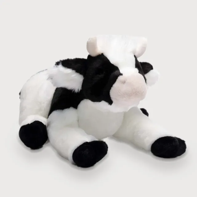 la-pelucherie-la-campagne-vache-colette-peluche-55-cm-noir-blanc image 1