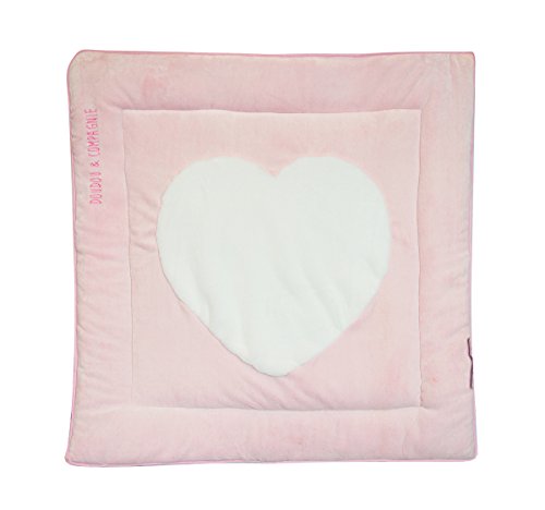 doudou-et-compagnie-tapidou-dc3235-tapis-d-veil-c-ur-rose-80x150-cm image 2