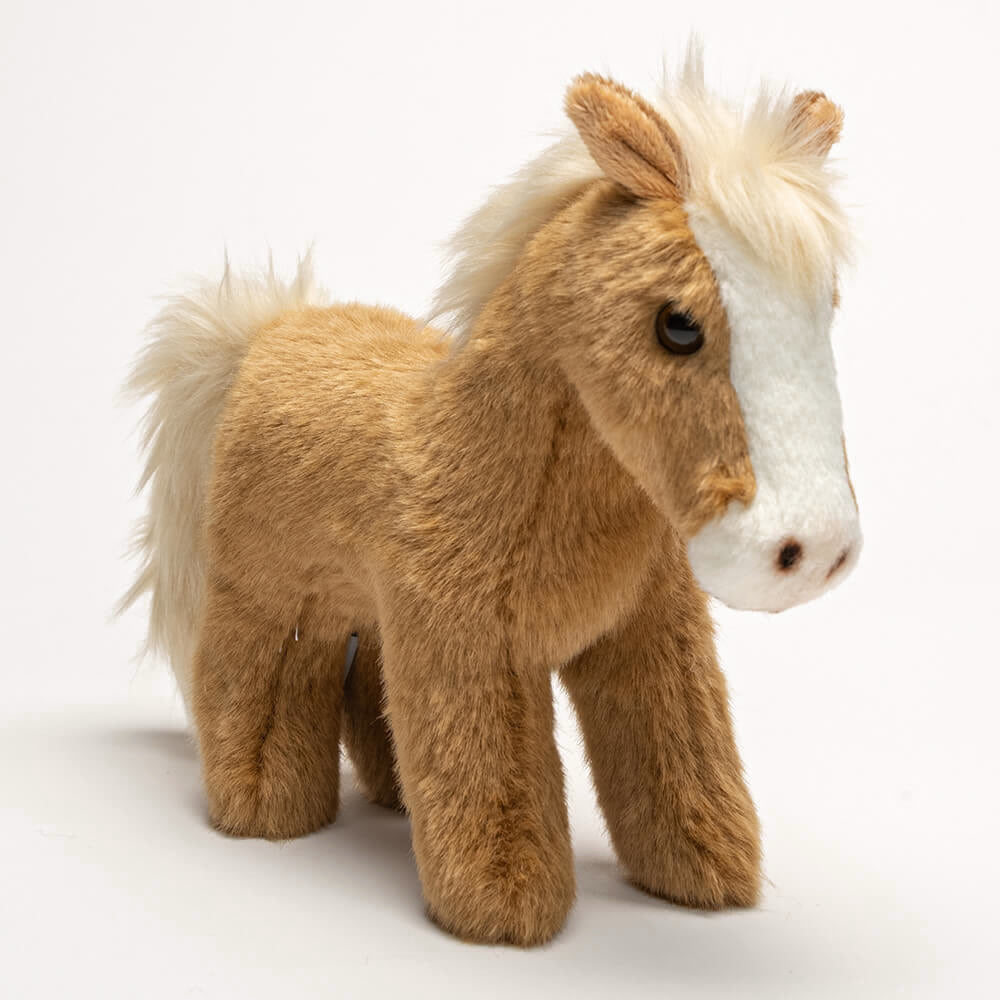 la-pelucherie-campagne-ferme-cheval-henri-peluche-petit-25-cm-alezan image 6