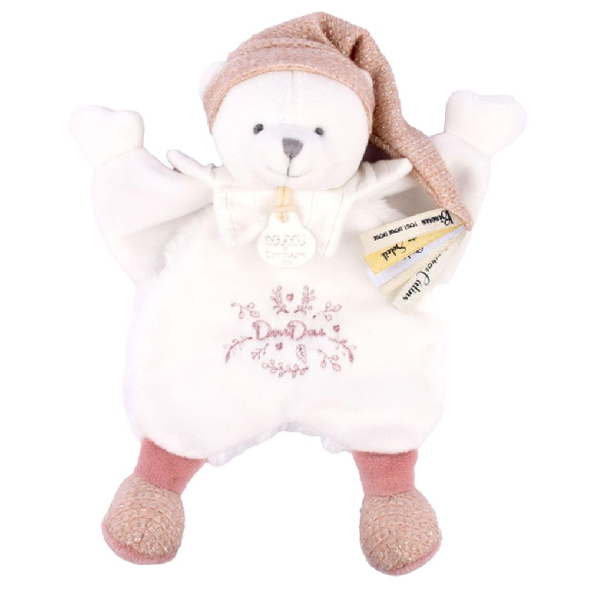 doudou-et-compagnie-iconiques-collector-ours-blanc-fleur-dc4342 image 7