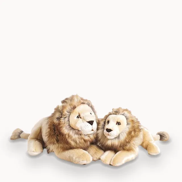 la-pelucherie-melchior-peluche-lion-petit-40-cm-crini-re image 1